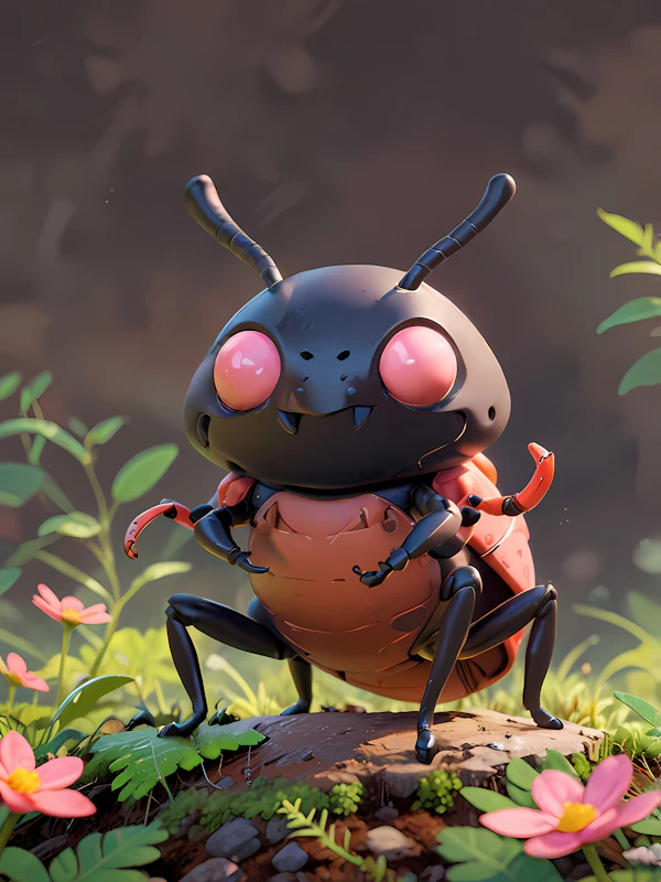 Cartoon Ladybug Art