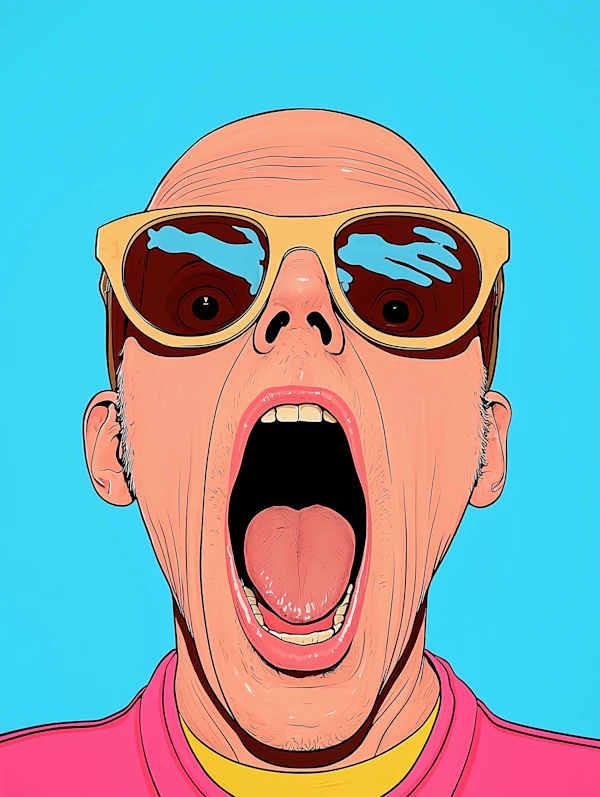 Vibrant Expression Illustration