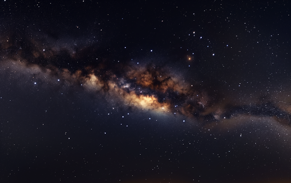 Starry Night Sky with the Milky Way