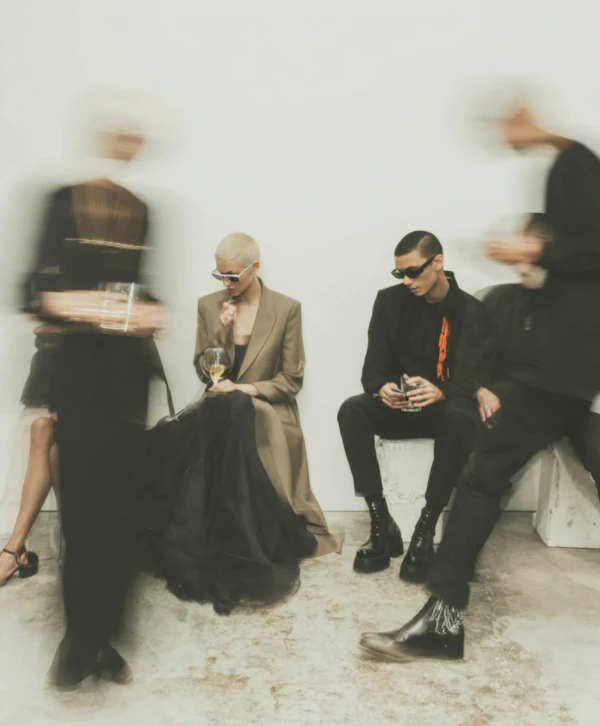 High-Fashion Social Scene