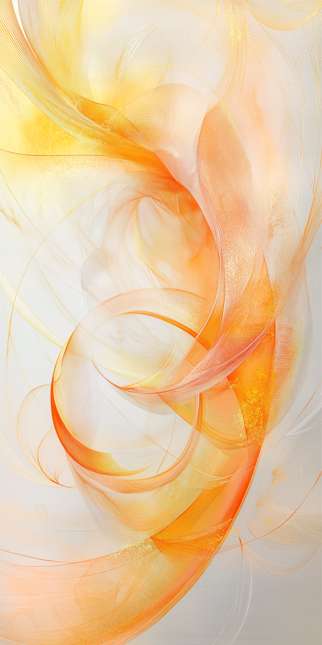 Swirling Abstract Ribbons