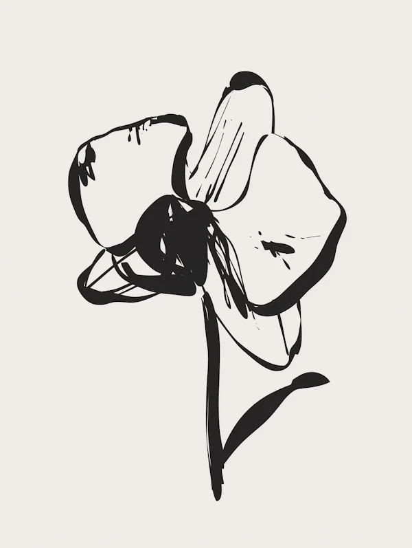 Abstract Flower Art