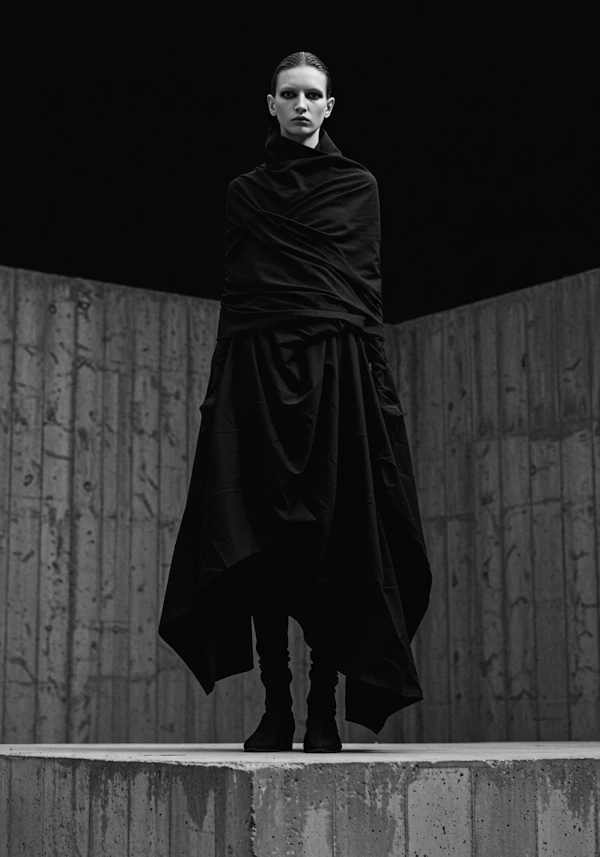 Monochrome Fashion Portrait