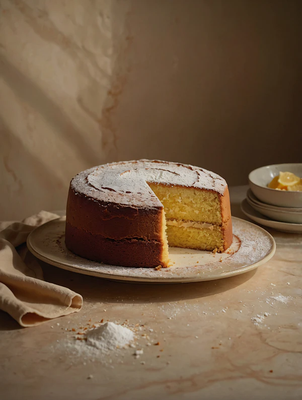 Golden Sponge Cake