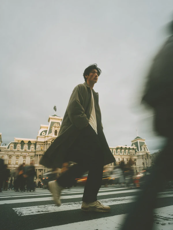 Urban Stroll Scene
