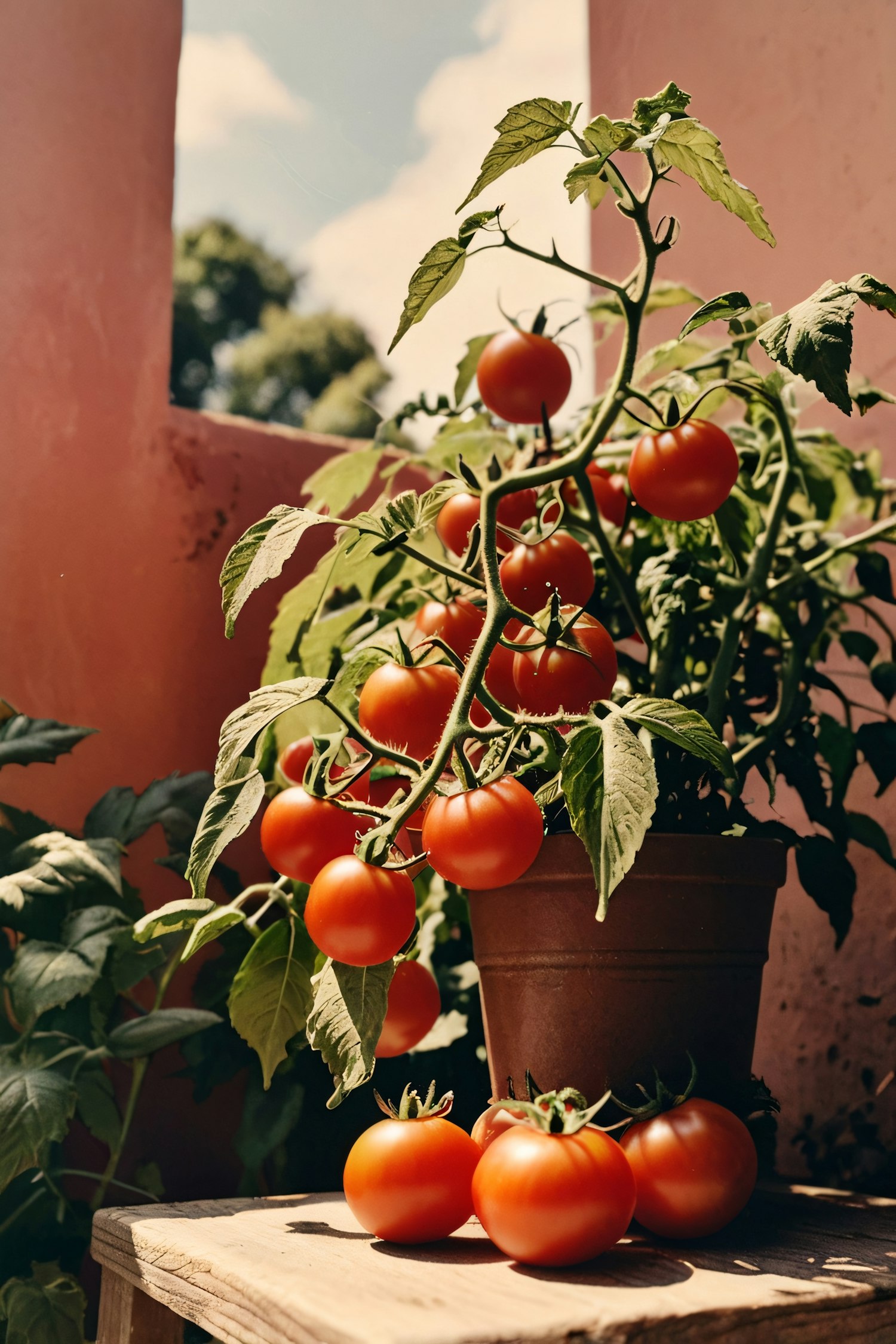 Vibrant Tomato Plant