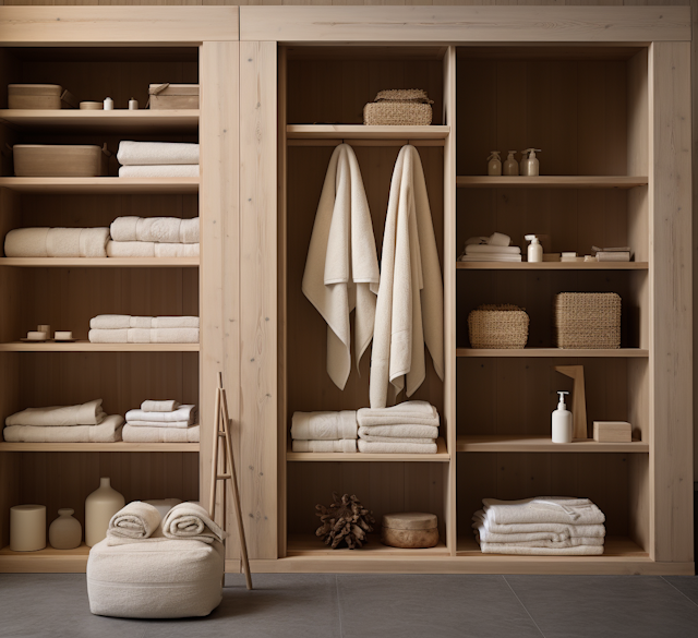 Tranquil Spa-Inspired Linen Cabinet