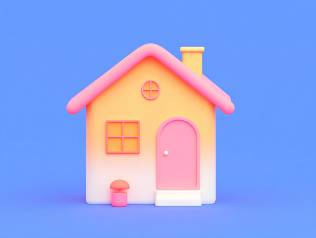Whimsical 3D House