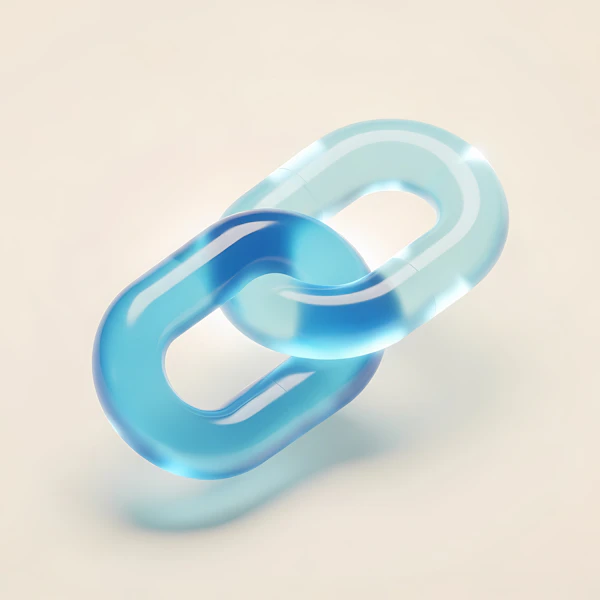 3D Translucent Chain Links
