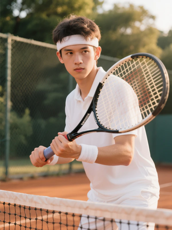 Tennis Player Outdoors