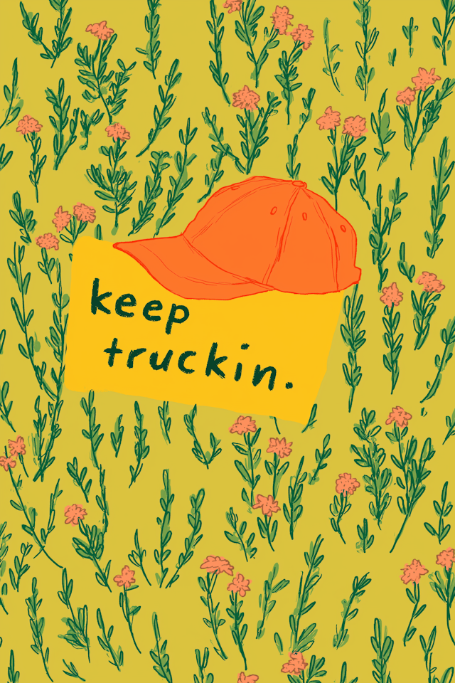 Keep Truckin Illustration