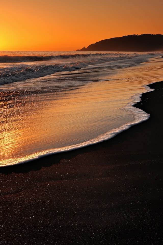 Serene Beach Sunset