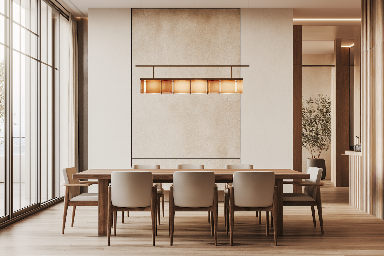 Modern Minimalist Dining Room