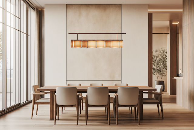 Modern Minimalist Dining Room