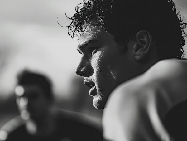 Focused Athlete Portrait