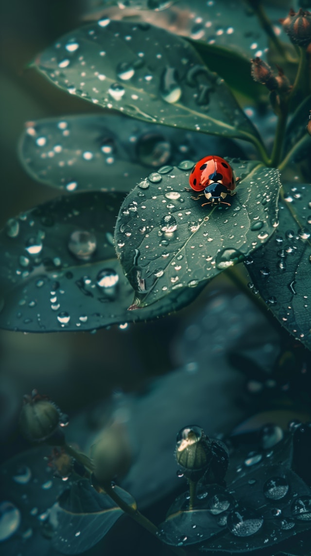 Ladybug on Leaf