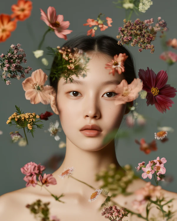 Ethereal Floral Portrait