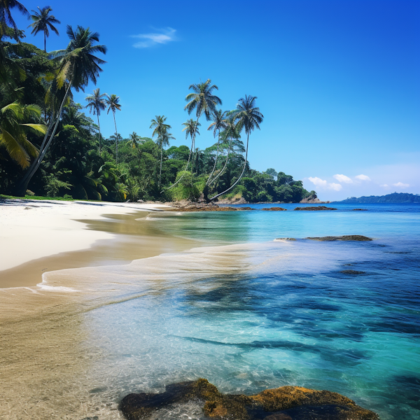 Tranquil Tropical Serenity Beach