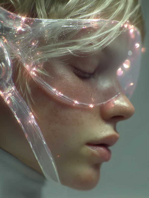 Futuristic Visor Portrait