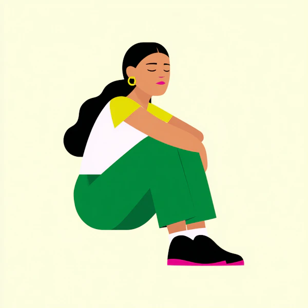 Minimalist Woman Portrait