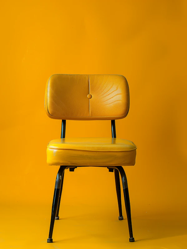 Retro Yellow Chair