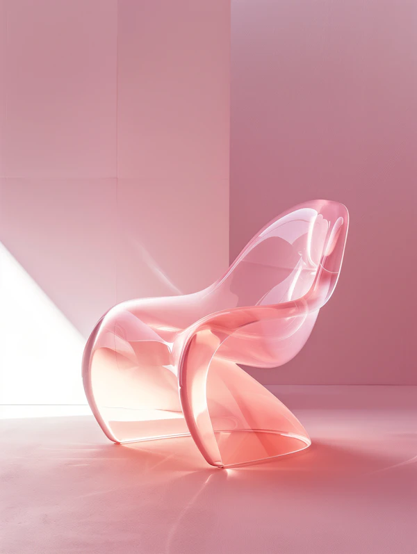 Translucent Pink Chair