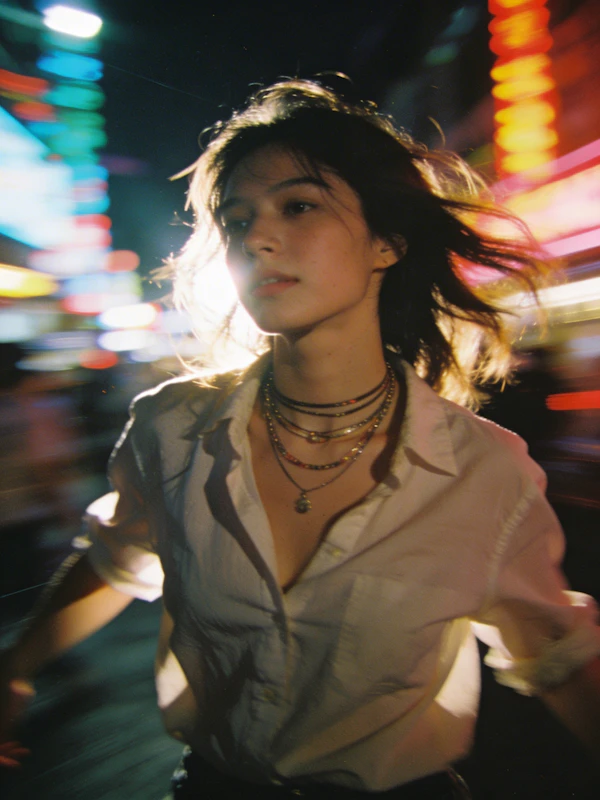 Urban Night Portrait