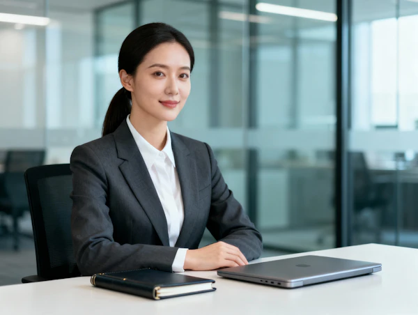 Professional Woman at Desk