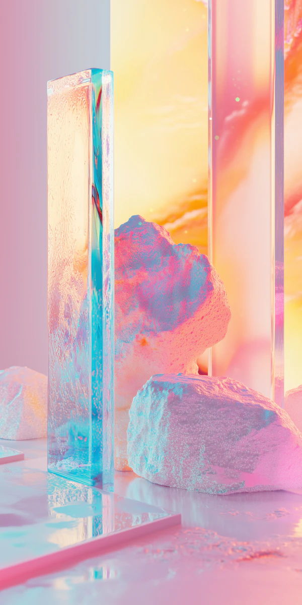 Surreal Glass Prisms