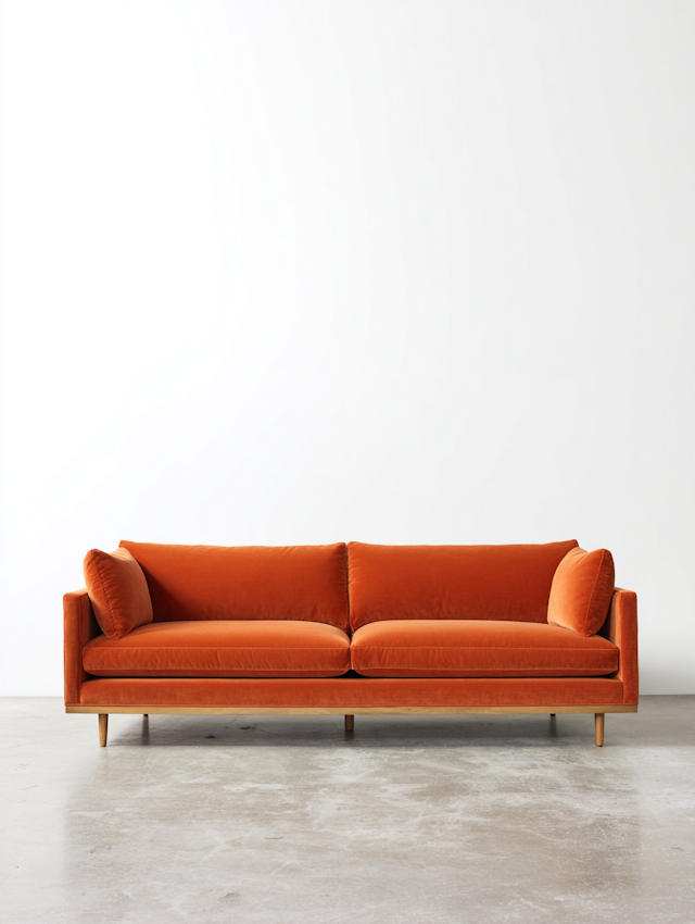 Modern Orange Sofa