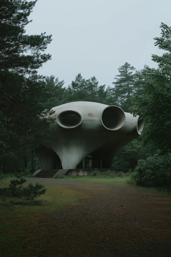 Futuristic Forest Pod