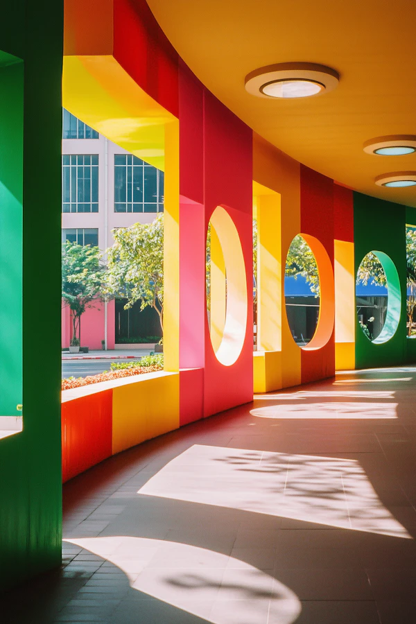 Vibrant Architectural Structure
