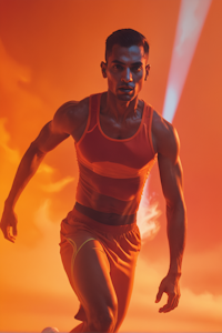 Dynamic Running Athlete