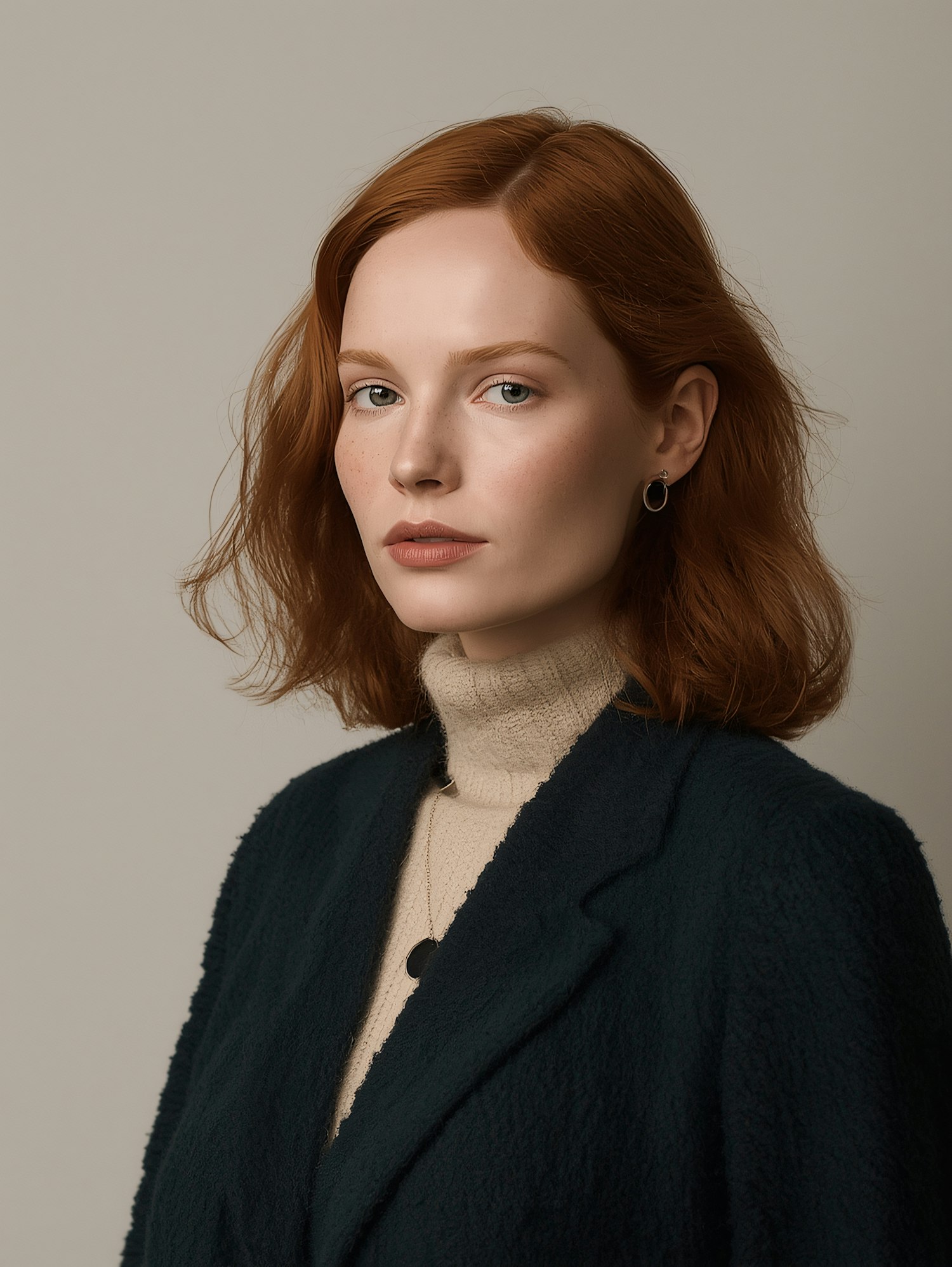 Portrait of Red-Haired Woman