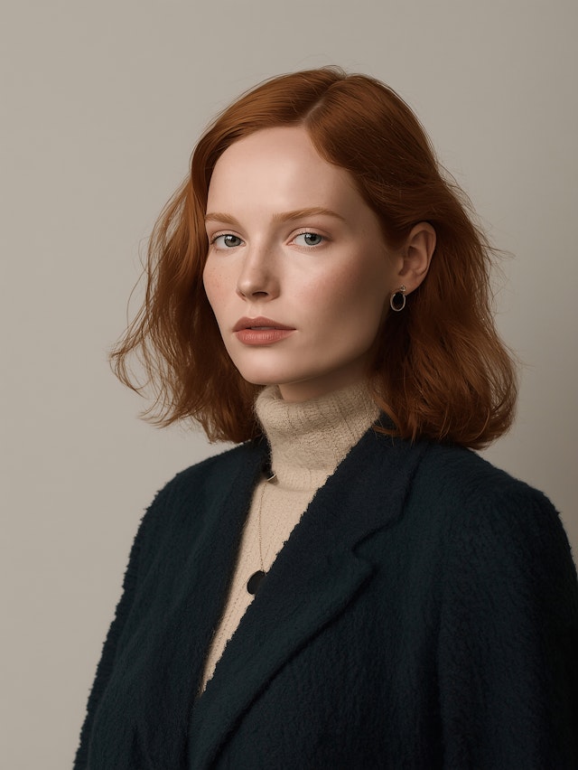 Portrait of Red-Haired Woman