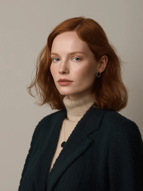 Portrait of Red-Haired Woman