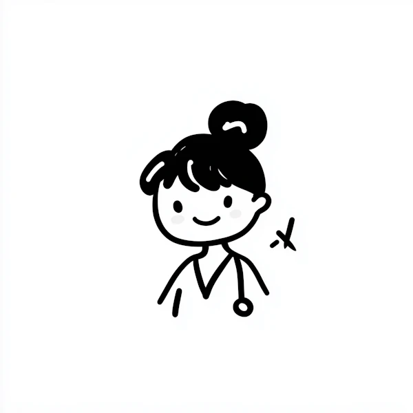 Cartoon Female Doctor