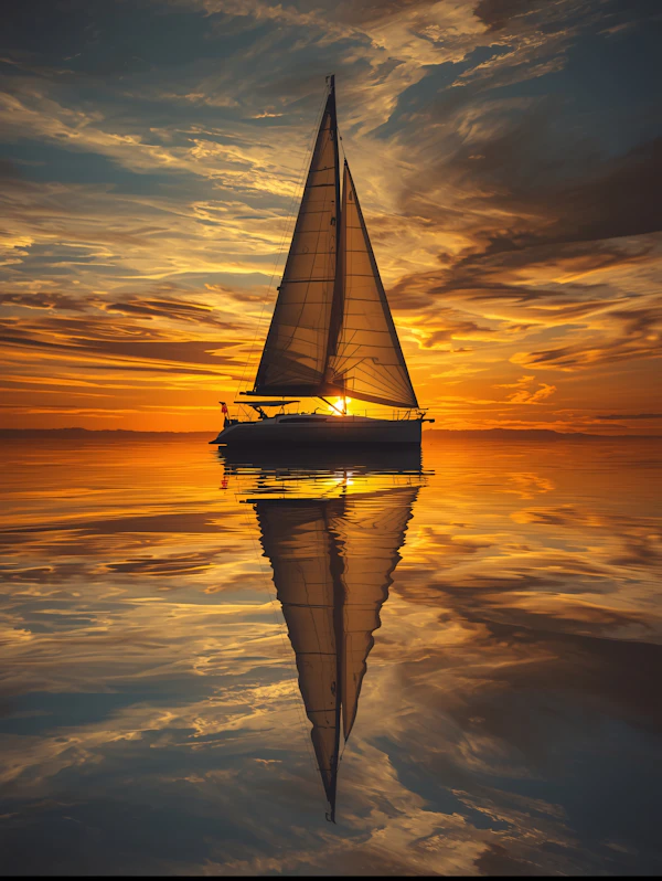 Sailboat at Sunset
