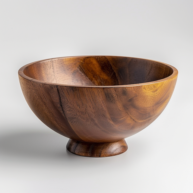 Crafted Wooden Bowl