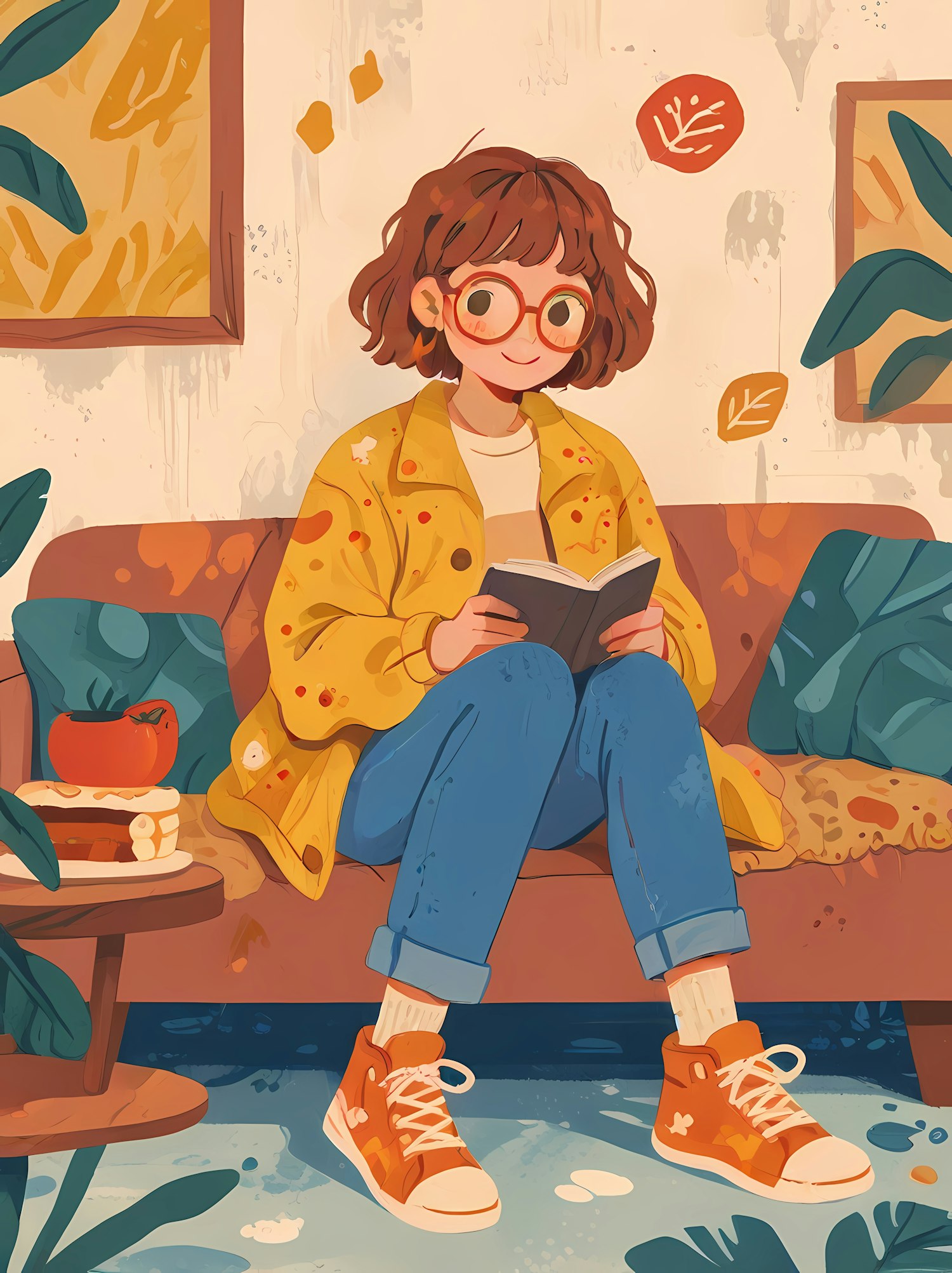 Cozy Reading Moment