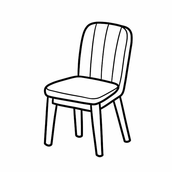 Minimalist Chair Drawing