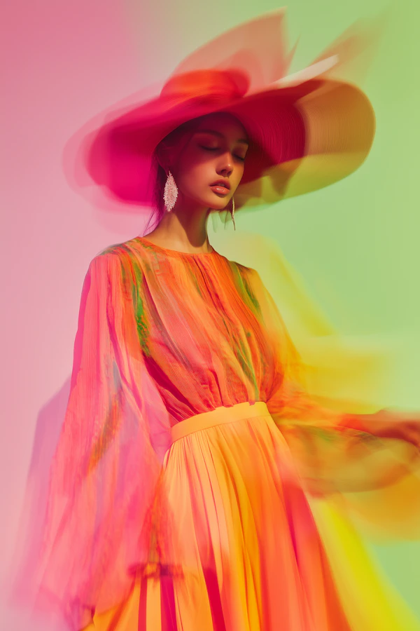 Dreamy Woman Portrait