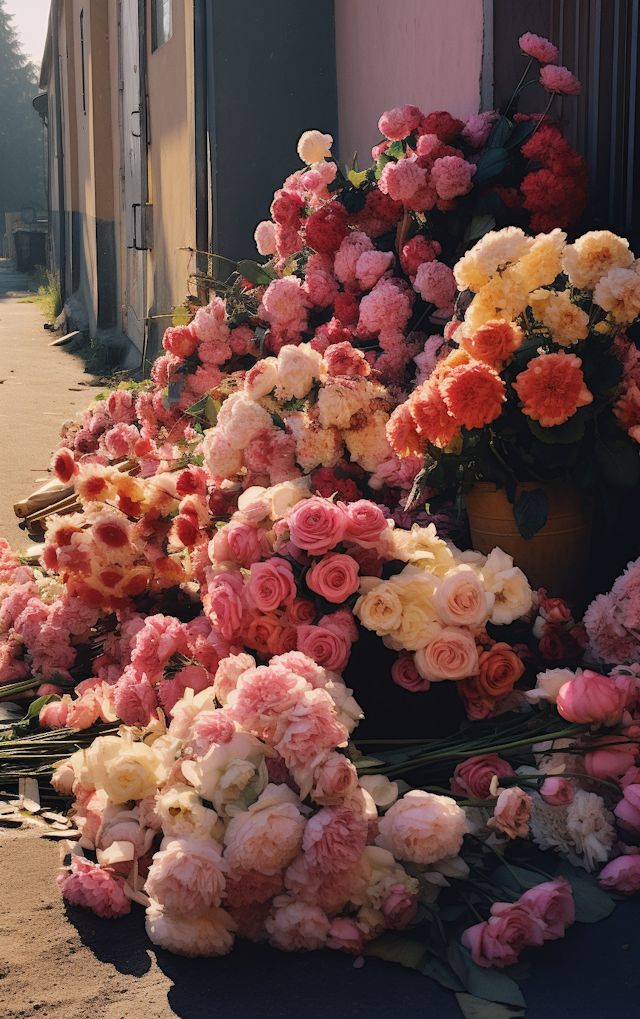 Sunset Serenade in Blossom