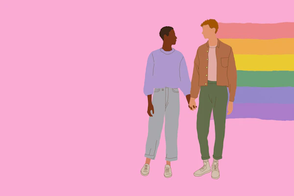 LGBTQ+ Love Illustration