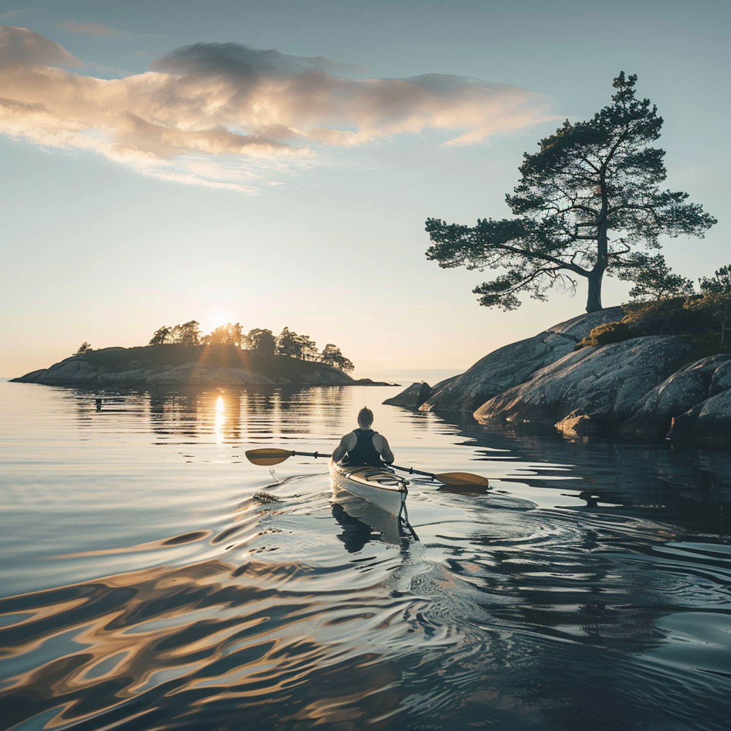 Sunset Kayak Serenity