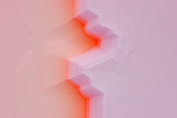 Abstract Topographic Art
