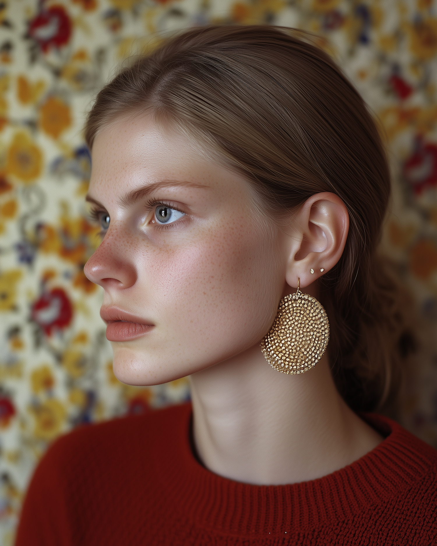 Profile of a Young Woman with Gold Earring