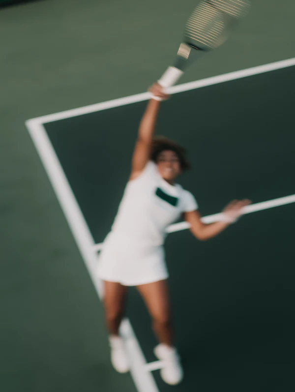Tennis Action Shot