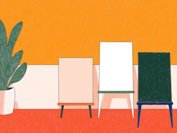 Minimalist Easel Art