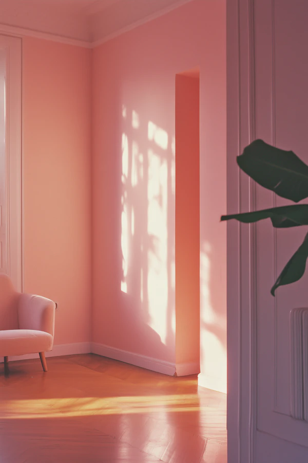 Minimalist Pink Room